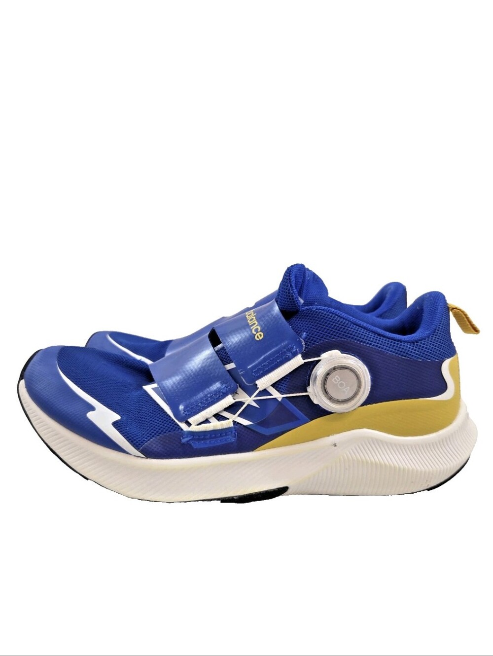 New Balance DynaSoft Reveal v4 BOA Big Kids 6.5 Wide Adaptive Running Shoes Blue